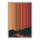 18×22" Metallic Float Frame Canvas - Silver Frame variant