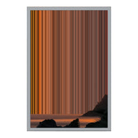 18×22" Metallic Float Frame Canvas - Silver Frame variant