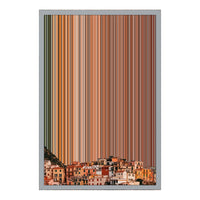 18×22" Metallic Float Frame Canvas - Silver Frame variant