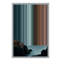 18×22" Metallic Float Frame Canvas - Silver Frame variant