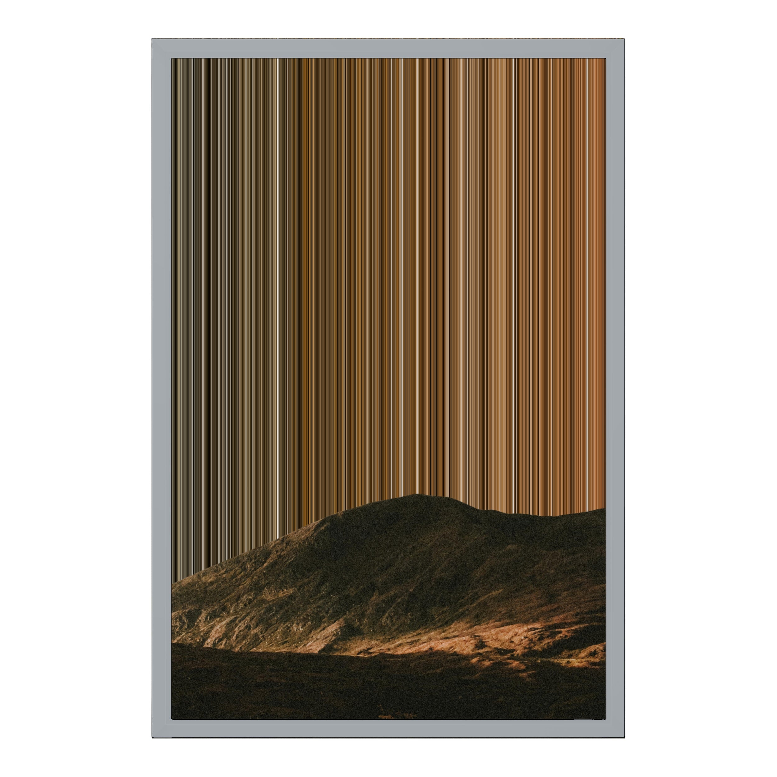 18×22" Metallic Float Frame Canvas - Silver Frame variant