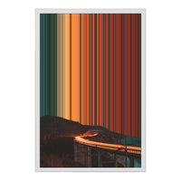 18×22" Metallic Float Frame Canvas - White Frame variant