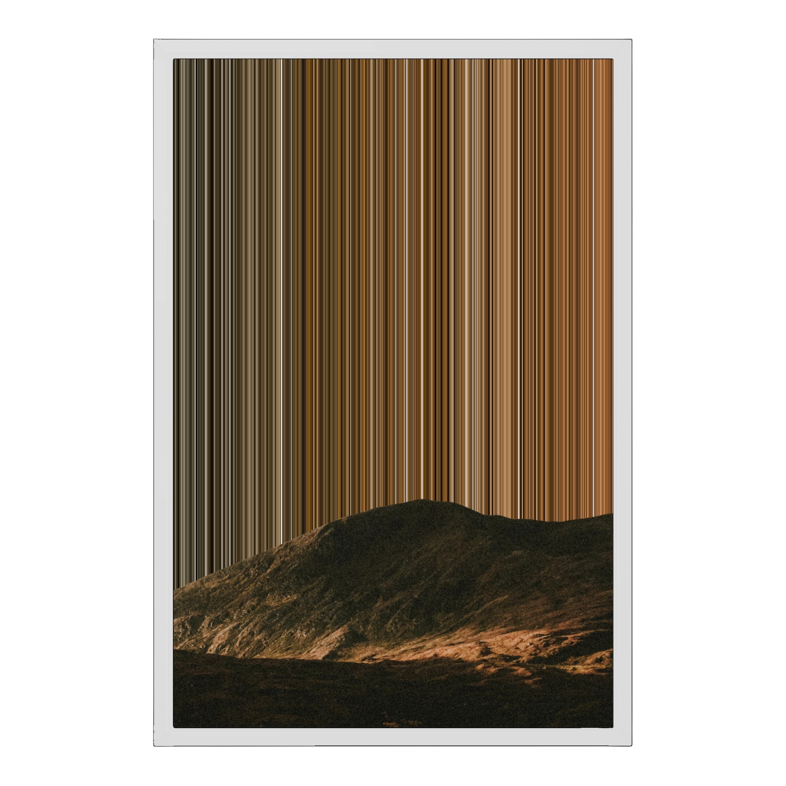 18×22" Metallic Float Frame Canvas - White Frame variant