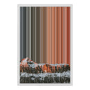 18×22" Metallic Float Frame Canvas - White Frame variant