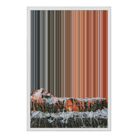 18×22" Metallic Float Frame Canvas - White Frame variant