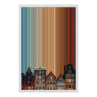 18×22" Metallic Float Frame Canvas - White Frame variant