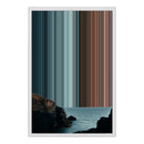 18×22" Metallic Float Frame Canvas - White Frame variant