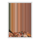 18×22" Metallic Float Frame Canvas - White Frame variant