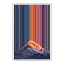 18×22" Metallic Float Frame Canvas - White Frame variant