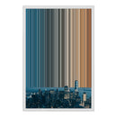 18×22" Metallic Float Frame Canvas - White Frame variant