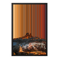 Canvastavla i floaterram, 18×24", svart ram