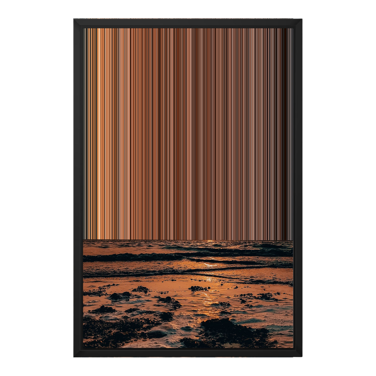 18×24" Float Frame Canvas - Black Frame variant