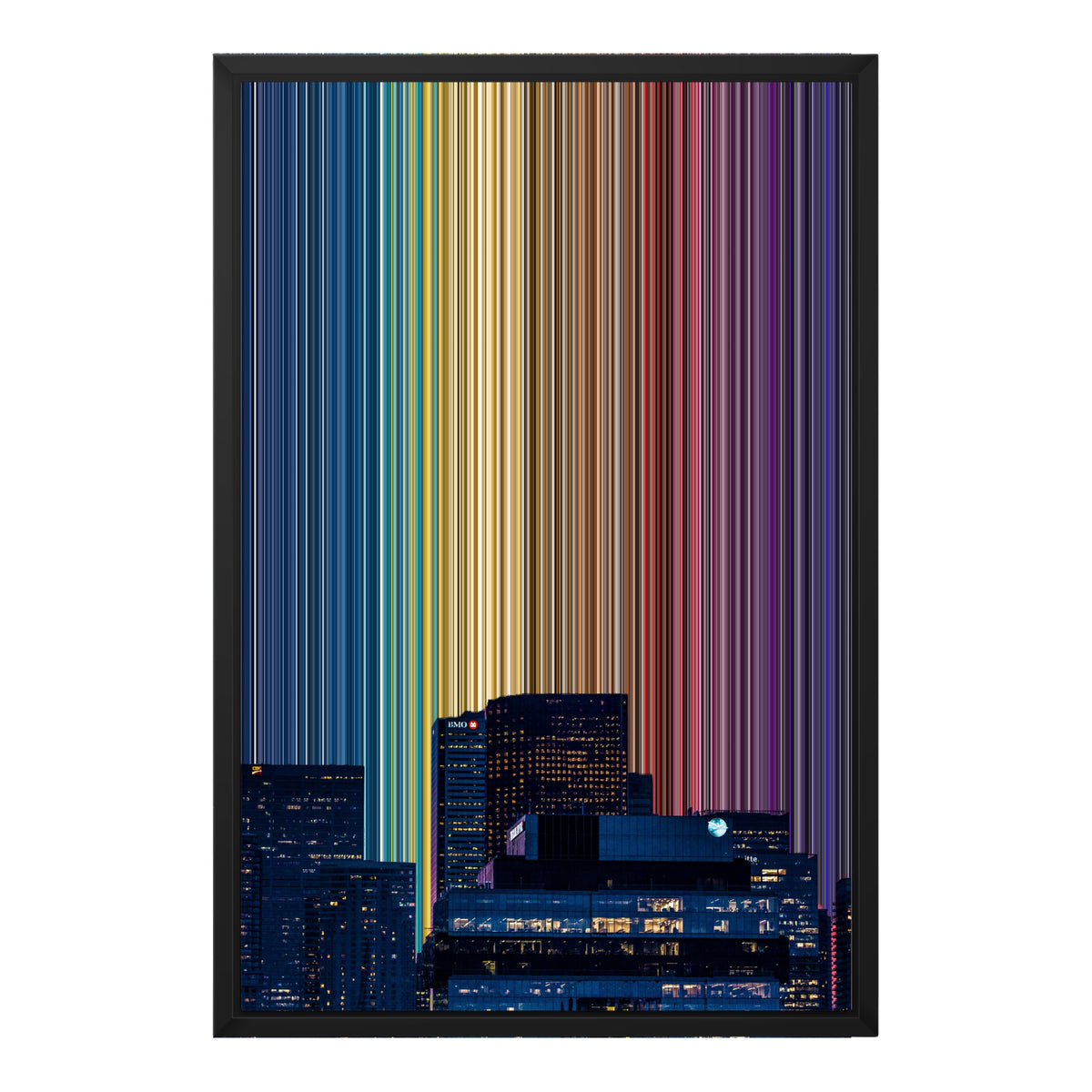18×24" Float Frame Canvas - Black Frame variant