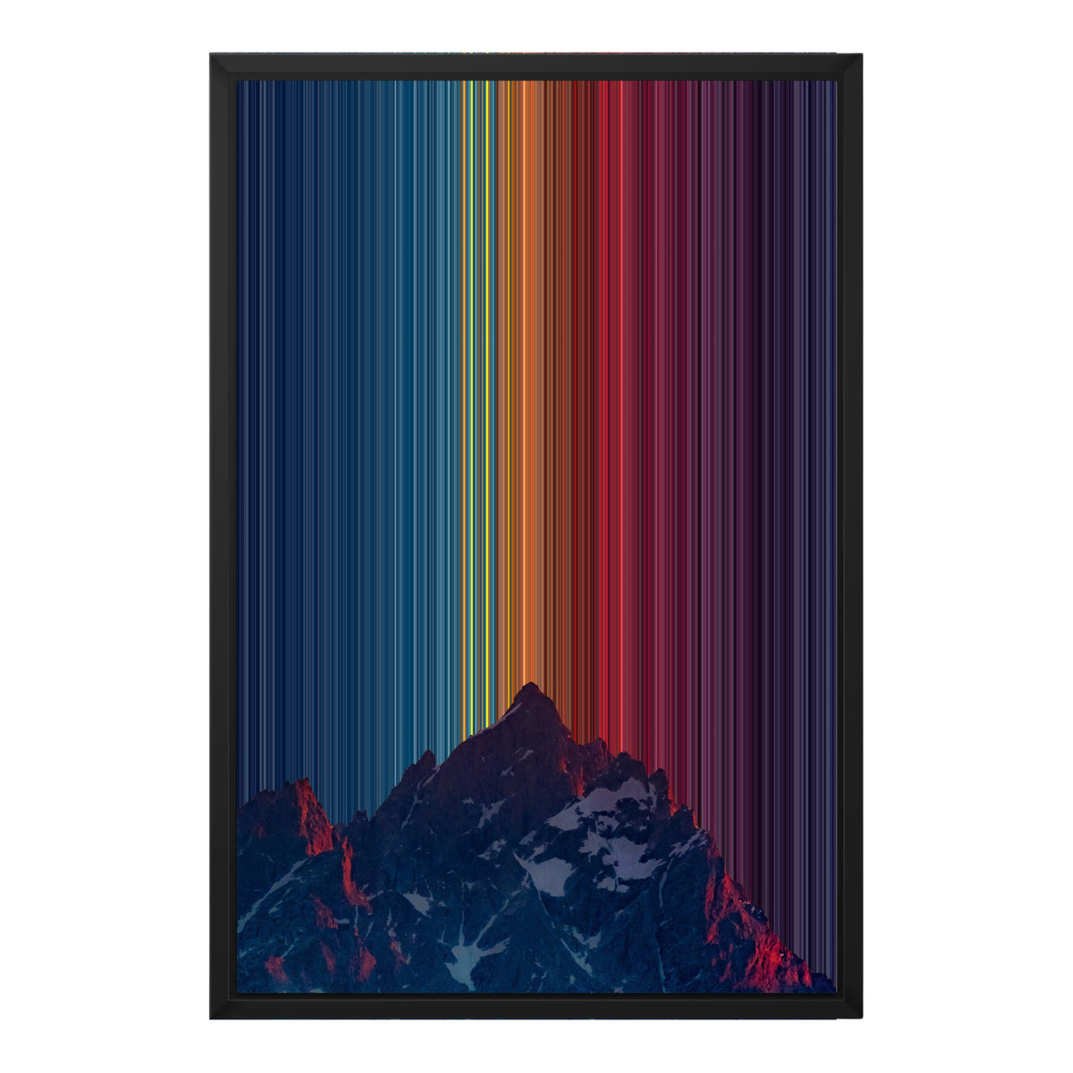 18×24" Float Frame Canvas - Black Frame variant