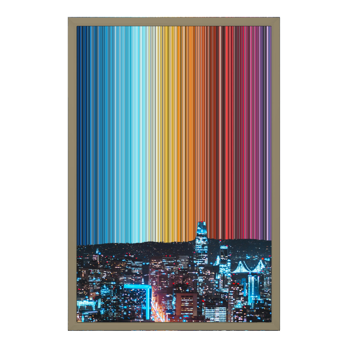 San Francisco - Stratified Light No. 003 - CAN-38MM-FRA-MC-18X24-VAR_18x24_Natural