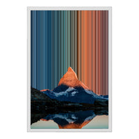 Leinwandbild mit Schattenfugenrahmen im Format 18×24", weißer Rahmen