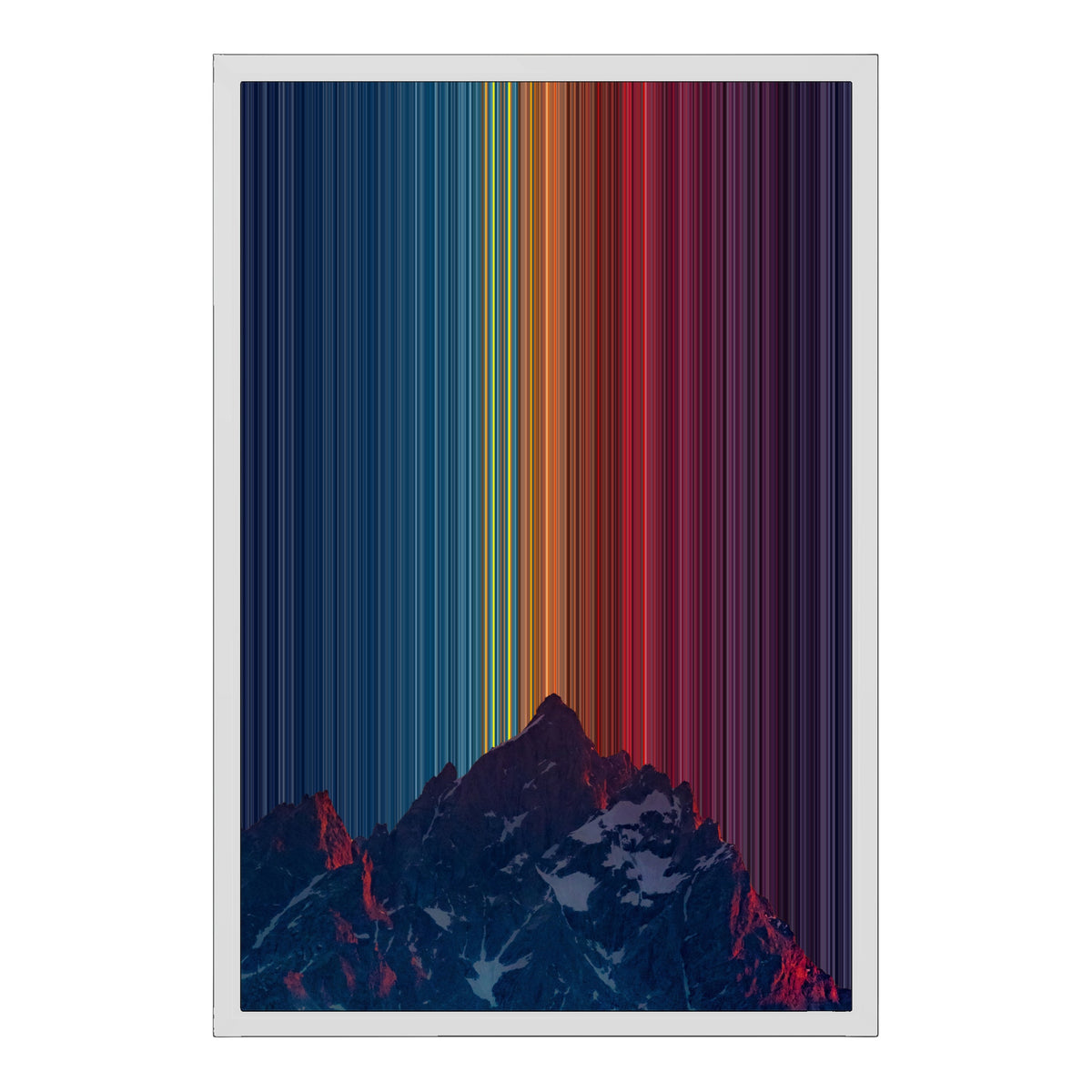 18×24" Float Frame Canvas - White Frame variant