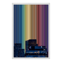 18×24" Float Frame Canvas - White Frame variant