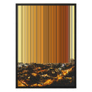 18×26" Metallic Float Frame Canvas - Black Frame variant