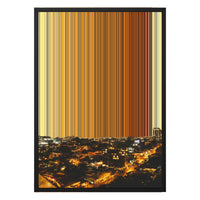 18×26" Metallic Float Frame Canvas - Black Frame variant