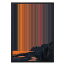 18×26" Metallic Float Frame Canvas - Black Frame variant