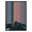 18×26" Metallic Float Frame Canvas - Black Frame variant