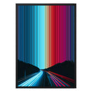 18×26" Metallic Float Frame Canvas - Black Frame variant