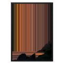 18×26" Metallic Float Frame Canvas - Black Frame variant