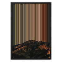 18×26" Metallic Float Frame Canvas - Black Frame variant