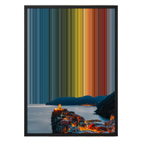 18×26" Metallic Float Frame Canvas - Black Frame variant