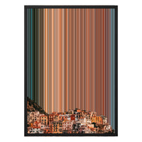 18×26" Metallic Float Frame Canvas - Black Frame variant