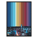 18×26" Metallic Float Frame Canvas - Black Frame variant