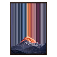 18×26" Metallic Float Frame Canvas - Brown Frame variant