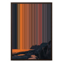 18×26" Metallic Float Frame Canvas - Brown Frame variant