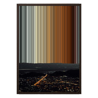 18×26" Metallic Float Frame Canvas - Brown Frame variant