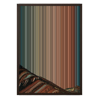 18×26" Metallic Float Frame Canvas - Brown Frame variant