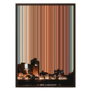 18×26" Metallic Float Frame Canvas - Brown Frame variant