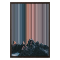 18×26" Metallic Float Frame Canvas - Brown Frame variant