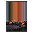 18×26" Metallic Float Frame Canvas - Brown Frame variant