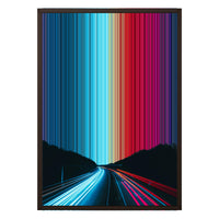 18×26" Metallic Float Frame Canvas - Brown Frame variant