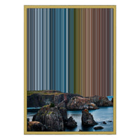 18×26" Metallic Float Frame Canvas - Gold Frame variant