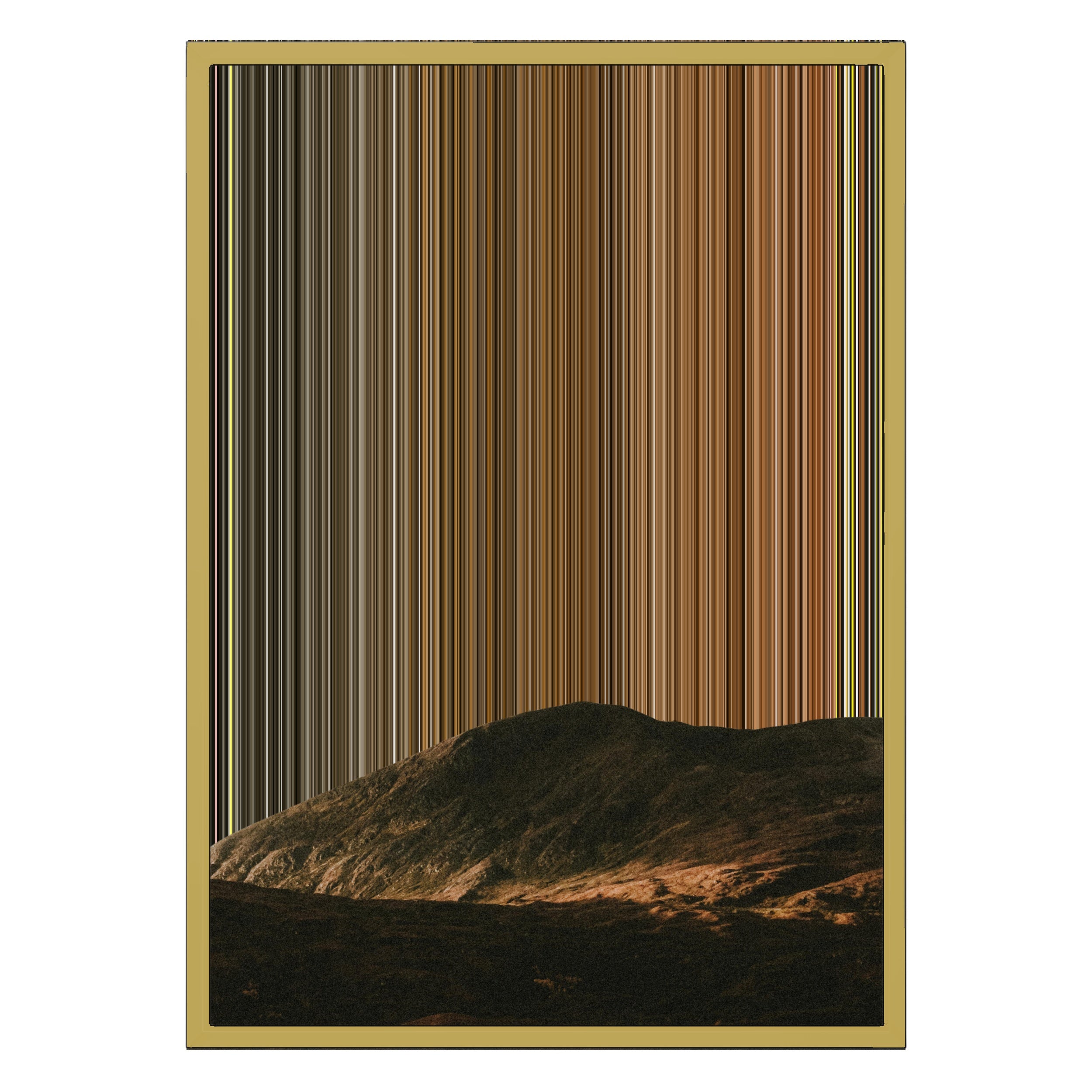 18×26" Metallic Float Frame Canvas - Gold Frame variant