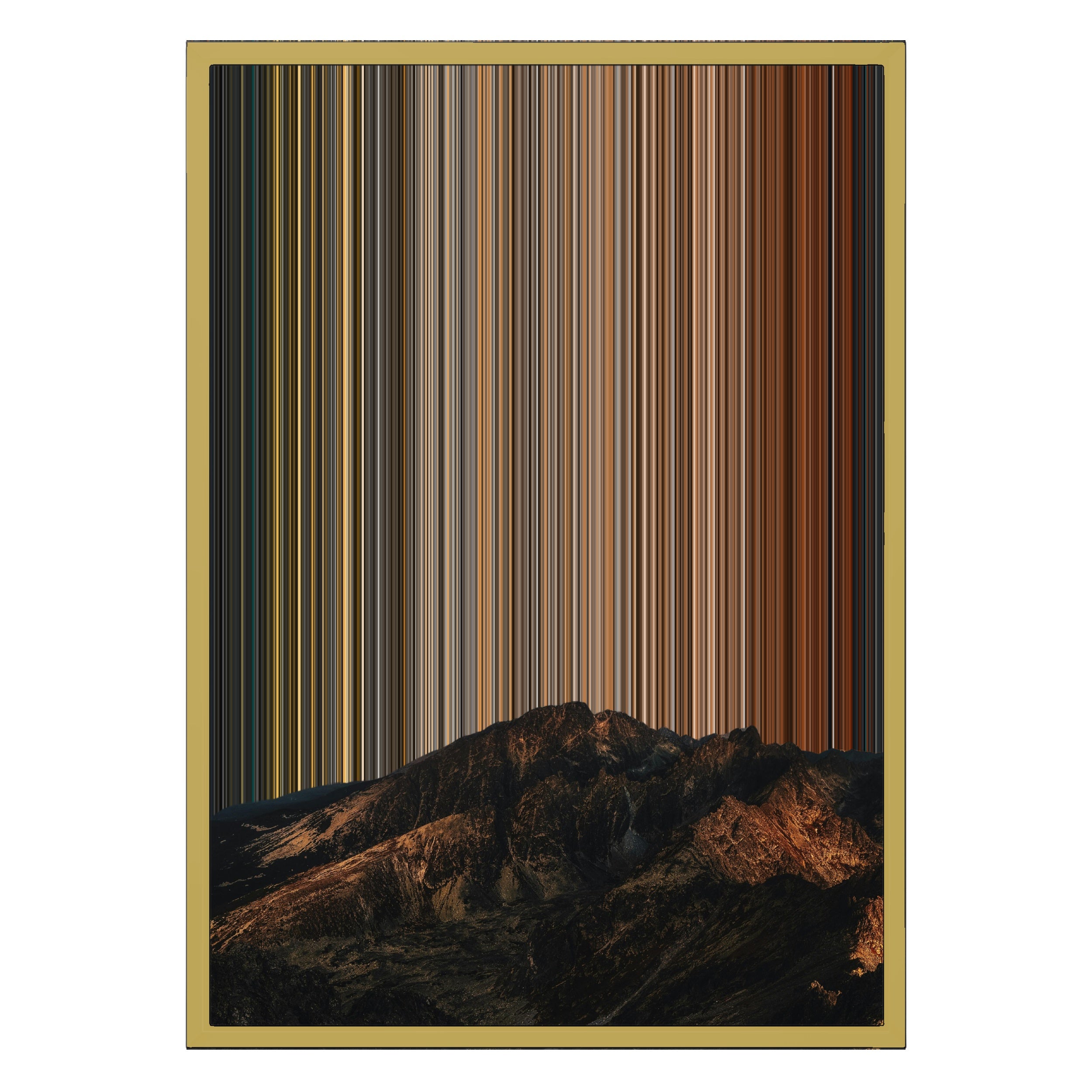 18×26" Metallic Float Frame Canvas - Gold Frame variant