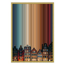 18×26" Metallic Float Frame Canvas - Gold Frame variant