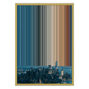 18×26" Metallic Float Frame Canvas - Gold Frame variant