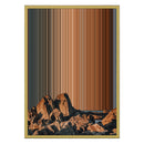 18×26" Metallic Float Frame Canvas - Gold Frame variant