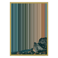 18×26" Metallic Float Frame Canvas - Gold Frame variant