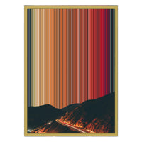 18×26" Metallic Float Frame Canvas - Gold Frame variant