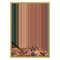 18×26" Metallic Float Frame Canvas - Gold Frame variant