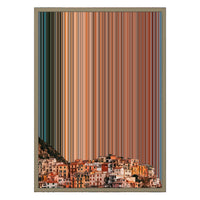 18×26" Metallic Float Frame Canvas - Natural Frame variant